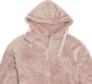 Pepco PEPCO Bluza damska z ciepłego futerka XL Jasnobrązowy 3