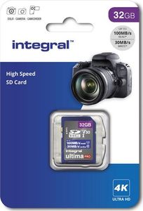 Karta Integral UltimaPro SDHC 32 GB Class 10 UHS-I/U3 V30 (INSDH32G-100V30) 2