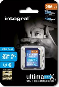 Karta Integral UltimaPro X2 SDXC 256 GB Class 10 UHS-II/U3 V60 2