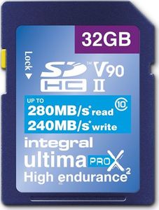 Karta Integral UltimaPro X2 SDHC 32 GB Class 10 UHS-II V90 (INSDH32G-280/240U2) 1