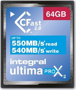 Karta Integral UltimaPro X2 CFast 64 GB  (INCFA64G-550/540) 1