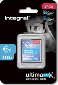 Karta Integral UltimaPro X2 CFast 64 GB  (INCFA64G-550/540) 2