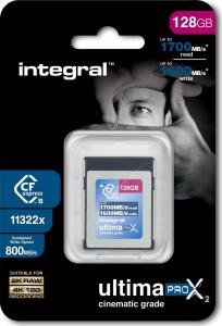 Karta Integral Ultima PRO X2 Cinematic CFexpress 128 GB 2