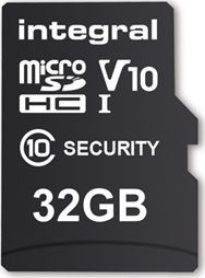 Karta Integral Security MicroSDHC 32 GB Class 10 UHS-I/U3 A1 V30 (INMSDH32G10-SEC) 1