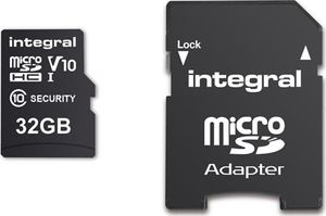 Karta Integral Security MicroSDHC 32 GB Class 10 UHS-I/U3 A1 V30 (INMSDH32G10-SEC) 2
