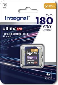 Karta Integral Ultima Pro SDXC 512 GB Class 10 UHS-I/U3 V30 2