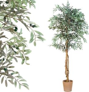 Tuin Drzewko sztuczne dekoracyjne - oliwne z oliwkami 190 cm 1