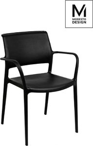 Modesto Design MODESTO krzesło PETRA czarne - polipropylen 1