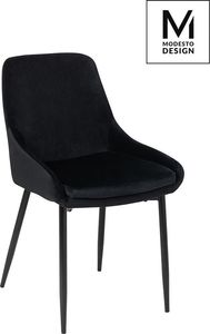 Modesto Design MODESTO krzesło CLOVER czarne - welur, metal 1