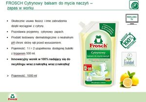 Lumarko Frosch Balsam Do Naczyń Worek 1l.. 3