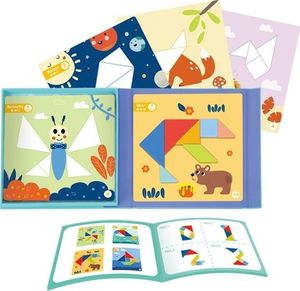 Tooky Toy Puzzle Tangram Układanka Dla Dzieci Nauka Kształtów Figury Kształty 18el.! 1