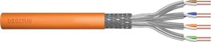 Digitus Kabel teleinformatyczny instalacyjny DIGITUS kat.7, S/FTP, Dca, drut, AWG 23/1, LSOH, 50m, pomarańczowy, ofoliowany 1