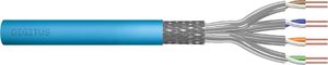 Digitus Kabel teleinformatyczny instalacyjny DIGITUS kat.6A, S/FTP, Eca, drut, AWG 23/1, LSOH, 100m, niebieski, ofoliowany 1
