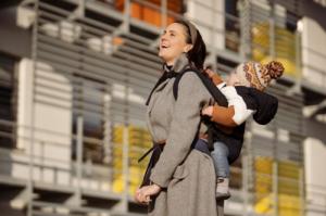 MoMi MOMI COLLET NOSIDEŁKO SZARE KWIATY 13