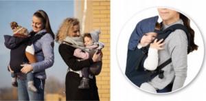 MoMi MOMI COLLET NOSIDEŁKO SZARE KWIATY 4