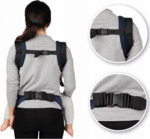 MoMi MOMI COLLET NOSIDEŁKO SZARE KWIATY 6