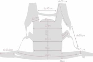 MoMi MOMI COLLET NOSIDEŁKO GRANATOWE 14