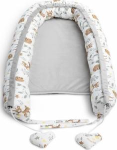 Sensillo KOKON VELVET 80x45 LEŚNA PRZYGODA BIAŁY /8816 2