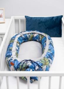 Sensillo KOKON VELVET 80x45 PAPUGI NIEBIESKI /8779 5