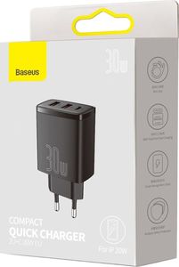 Ładowarka Baseus CCXJ-E01 2x USB-A 1x USB-C 3 A (BSU2897BLK) 5