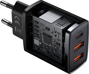 Ładowarka Baseus CCXJ-E01 2x USB-A 1x USB-C 3 A (BSU2897BLK) 7