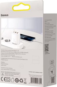 Ładowarka Baseus CCXJ-E02 2x USB-A 1x USB-C 3 A (BSU2896WHT) 6