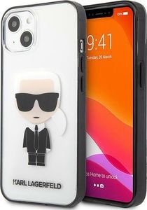 Karl Lagerfeld Etui Karl Lagerfeld KLHCP13SHIKCK Apple iPhone 13 mini transparent Ikonik Karl 1