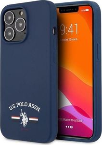 U.S. Polo Assn US Polo USHCP13LSFGV iPhone 13 Pro / 13 6,1" granatowy/navy Silicone Collection 1