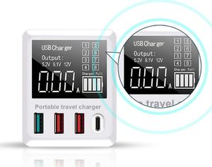 Ładowarka Alogy z wyświetlaczem 3x USB-A 1x USB-C 3 A (10967) 2