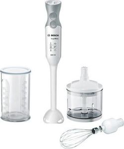 Blender Bosch Bosch Blender ErgoMixx MSM66050 Hand Blender, 600 W, Number of speeds 12, Turbo mode, Chopper, Ice crushing, White 1