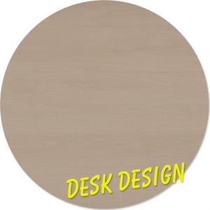 Biurko Beżowo-Szare 140 cm x 75 cm 3