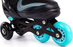 Rolki Bestif BRS06 z wymienną płozą regulowane czarne r. 30-33 14