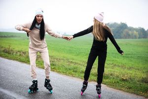 Rolki Bestif BRS06 z wymienną płozą regulowane czarne r. 30-33 26