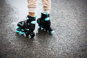 Rolki Bestif BRS06 z wymienną płozą regulowane czarne r. 30-33 28