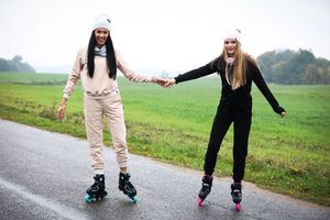 Rolki Bestif BRS06 z wymienną płozą regulowane czarne r. 30-33 29