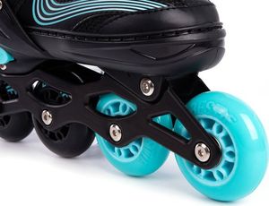 Rolki Bestif BRS06 z wymienną płozą regulowane czarne r. 30-33 5