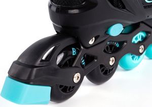 Rolki Bestif BRS06 z wymienną płozą regulowane czarne r. 30-33 8