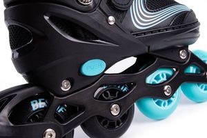 Rolki Bestif BRS06 z wymienną płozą regulowane czarne r. 30-33 9