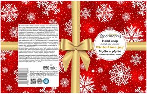 BluxCosmetics Świąteczne mydło do rąk w płynie wiśniowe z aloesem 650 ml 2