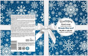 BluxCosmetics Świąteczne mydło do rąk w płynie waniliowym z aloesem 650 ml 2
