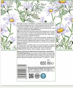 BluxCosmetics Mydło do rąk z ekstraktem z rumianku 650 ml 2