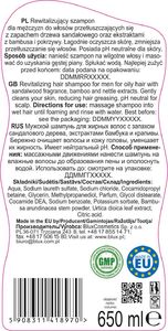 BluxCosmetics Zestaw szamponów dla mężczyzn 3x 650ml 2