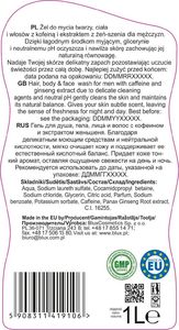 BluxCosmetics Zestaw żeli 3w1 dla mężczyzn 3x 1L 3