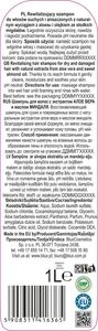 BluxCosmetics Rewitalizujący i łagodzący szampon do włosów suchych i zniszczonych z wyciągiem z aloesu i migdałów 1L 2