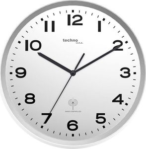 Technoline Zegar ścienny TECHNOLINE WT8500 radiowy srebrny 30 cm 1