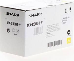 Toner Sharp MX-C30GT Yellow Oryginał  (MX-C30GTY) 1