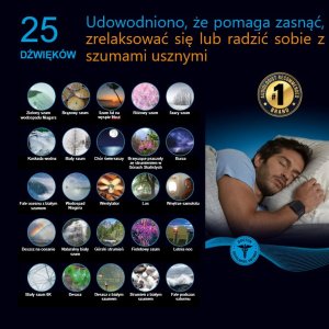 Sound Oasis BST-80-25T Generator dźwięków, głośnik Bluetooth - stres, zmęczenie, bezsenność, szumy uszne 3