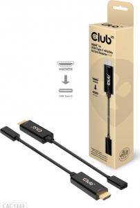Adapter USB Club 3D CAC-1333 USB-C - HDMI Czarny  (500706) 1