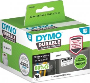 Dymo DYMO Etiketten Kunststoff weiß 1