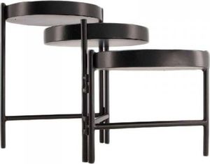 Dekoracja domu Kwietnik metalowy czarny 60 cm 1